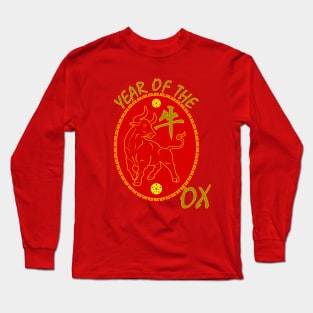 Year of the Ox Zodiac Chinese New Year Long Sleeve T-Shirt